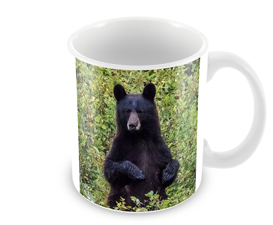 Personalised Black Bear Mug