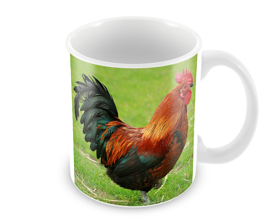Personalised Cockerel 10oz Ceramic Mug