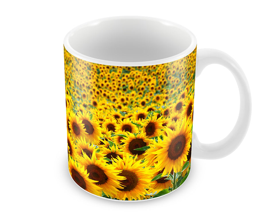 Personalised Sunflowers Mug