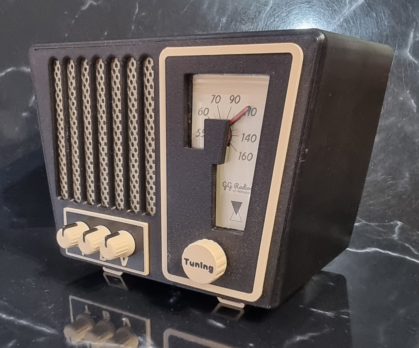 The Fil-A-Tone, Retro Bluetooth device. Vintage style speaker. 1950s.
