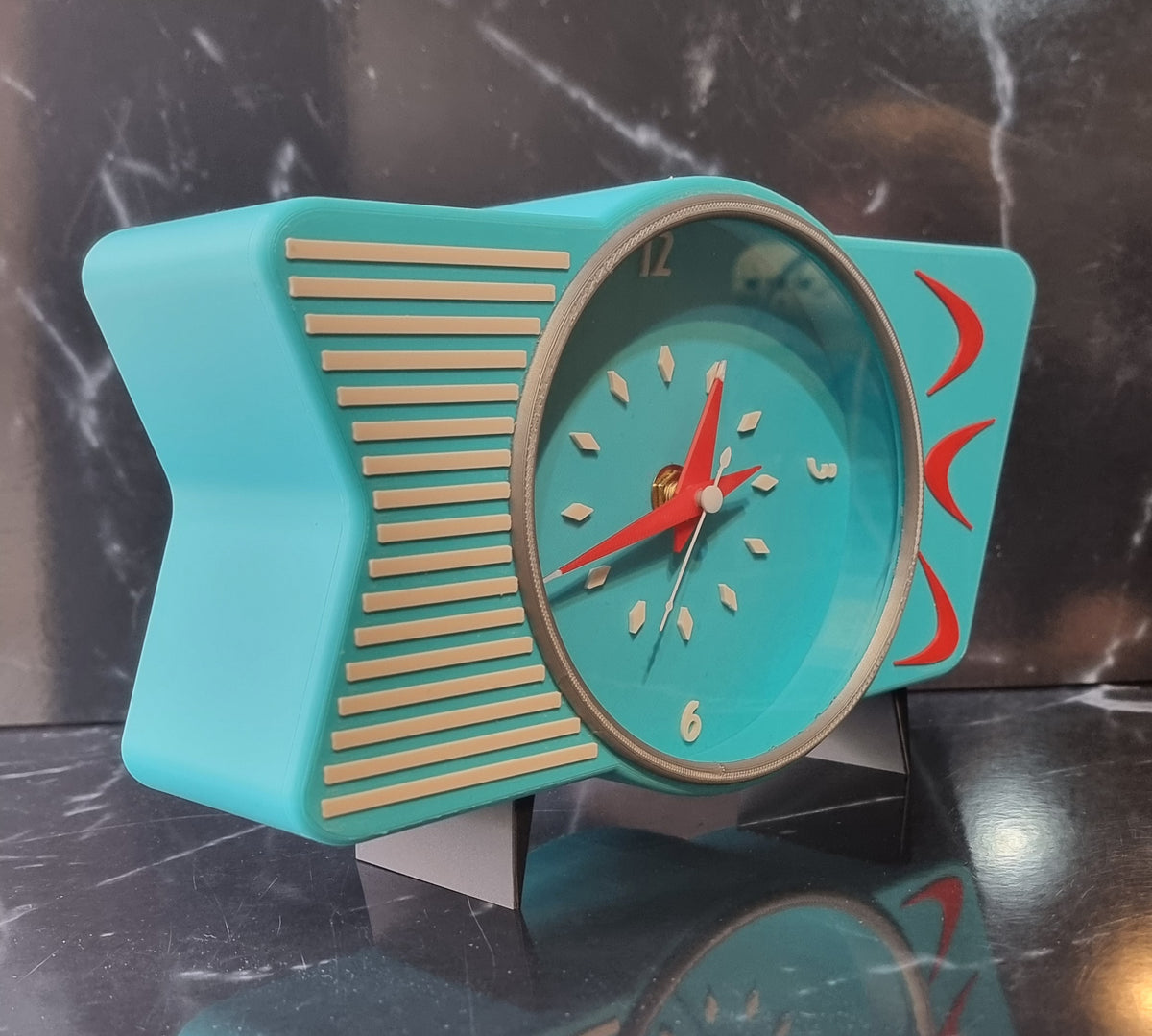 The Vega Clock, Atomic Age, Mid Century, Retro, Vintage Style