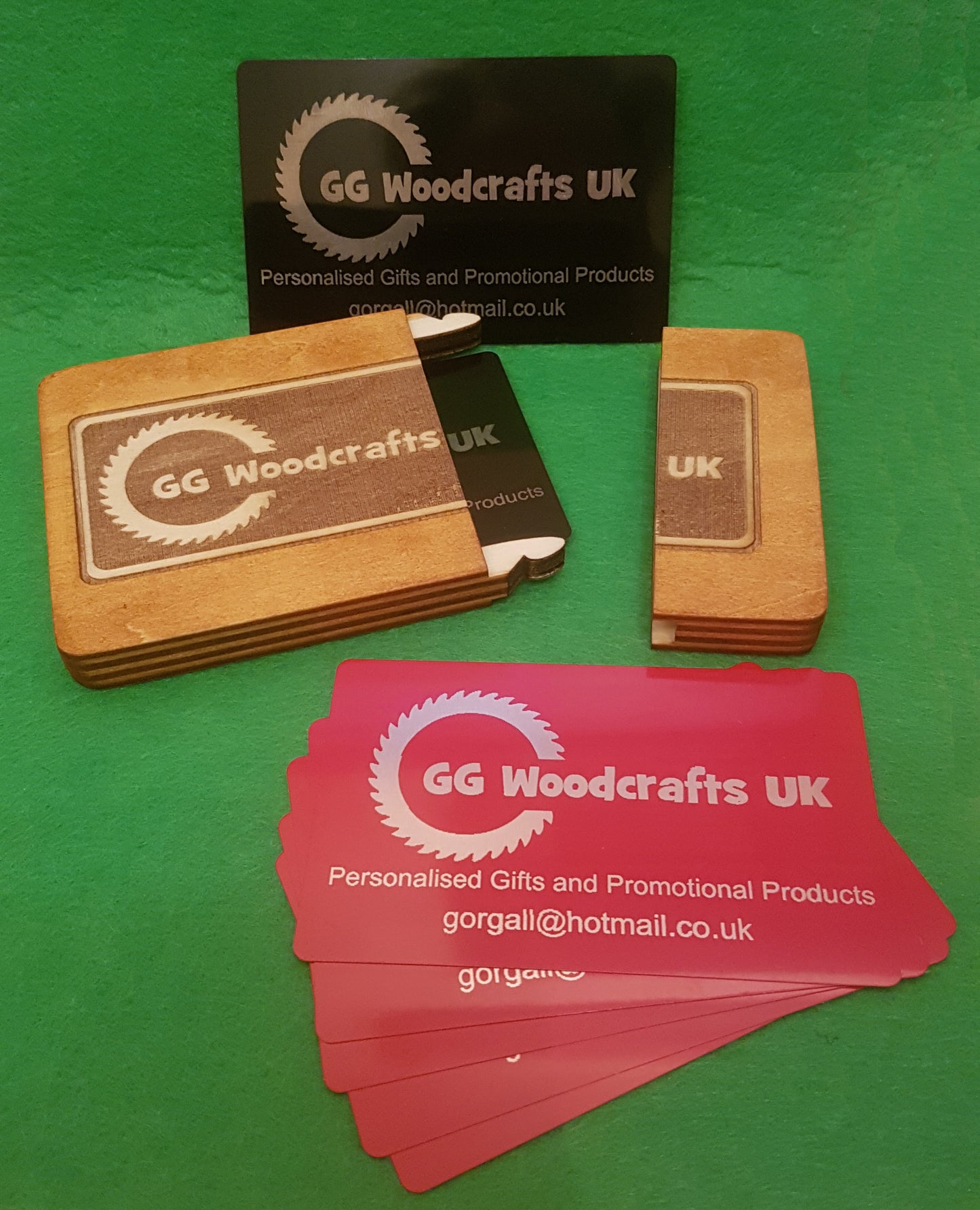 Personalised Business Card Case and 20 Aluminium Business Cards