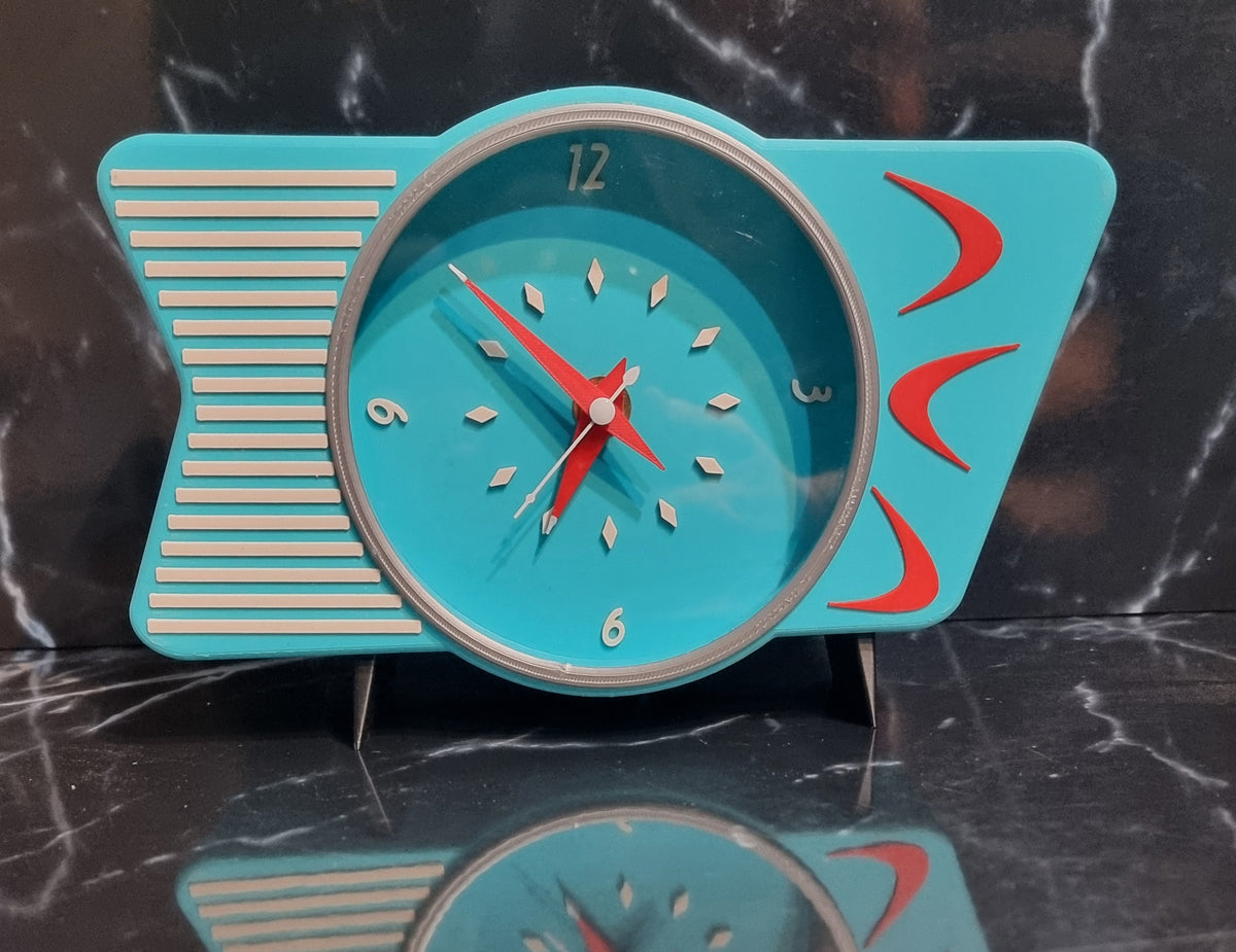 The Vega Clock, Atomic Age, Mid Century, Retro, Vintage Style