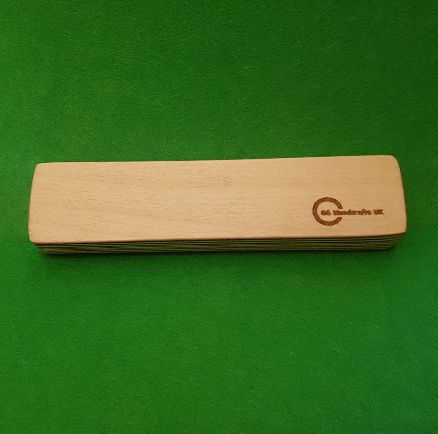 Personalised Wooden Pen Box with Bamboo Pen