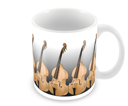 Personalised Double Bass Mug